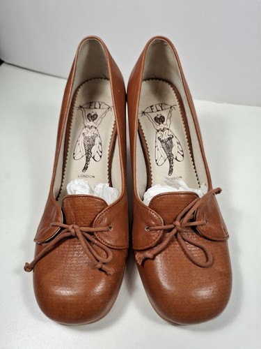 Fly london tan brown leather - fly,