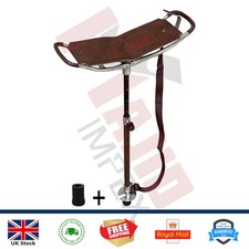 HUNTING SHOOTING STICK WITH RUBBER FERRULE AND SLING FOLDING SEAT FOR WALKING