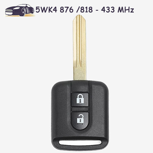 Remote key fob - key, 5wk4