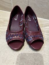 Moshulu Womens Ladies Leather Flat Mary Jane Shoes Slip on Size UK 5