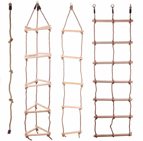 Kids wooden rope ladder - kids,