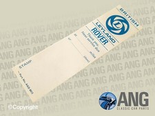 ROVER SD1, P5B, P6 BRITISH LEYLAND NEW OLD STOCK SERVICE DECAL, STICKER AKD8015