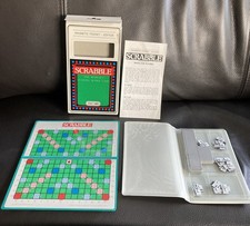 Vintage Travel Magnetic Pocket Scrabble; Spear's Games 1988 Edition; Complete
