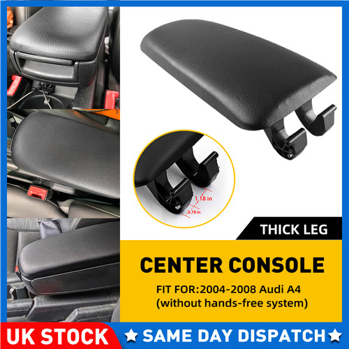 Car black leather - black, center