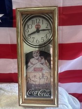 Vintage American Coca Cola Circus Clock  Coke Advertising