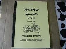 Raleigh Moped/ RM5 / Supermatic /New Workshop Manual /With Exploded Diagrams
