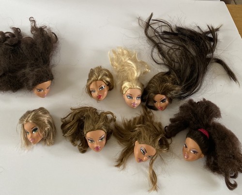 Bratz doll heads bundle - doll, x8