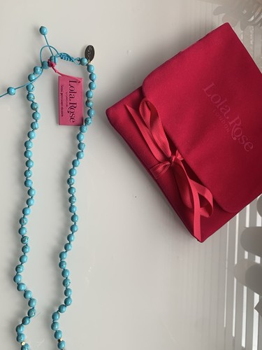 Lola rose beaded necklace - lola,