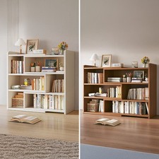 Wooden shelf bookcase - wooden, shelving