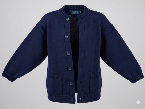 Vintage guernsey woollens navy - guernsey,