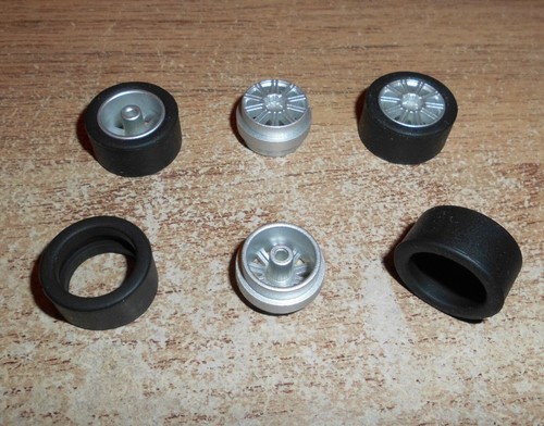 Scalextric new car wheels - new,