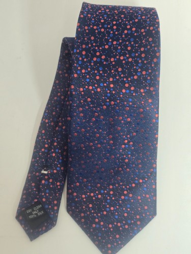 Duchamp silk tie purple blue - duchamp,
