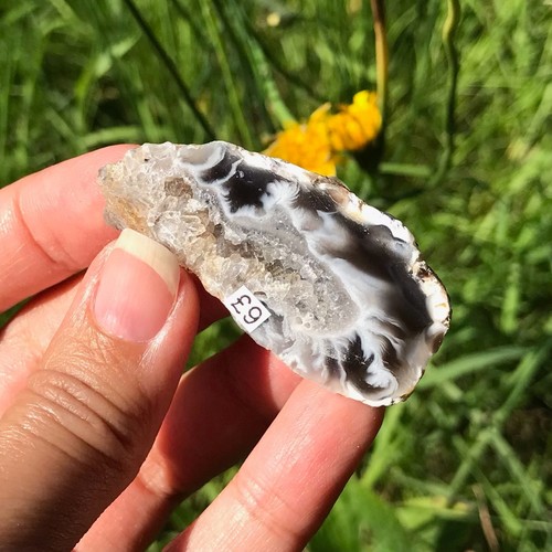 Agate geode druzy mini cluster - druzy,