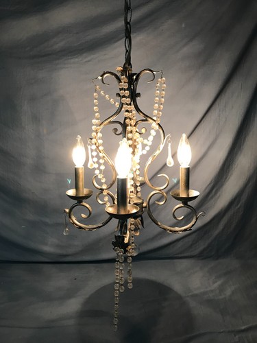 Vtg metal light - light, shabby