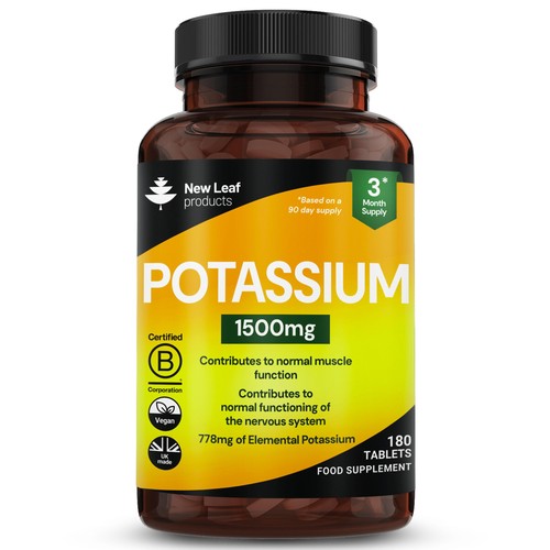 Potassium supplements 1500mg - potassium,