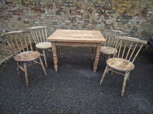 Victorian pine table - victorian,