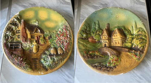 Vintage hand painted chalkware - hand,
