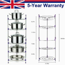 5 Tier Kitchen Pan Stand