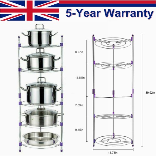 Tier kitchen pan stand - 5,