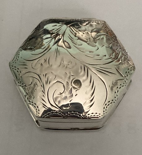 Vintage silver pill - silver,
