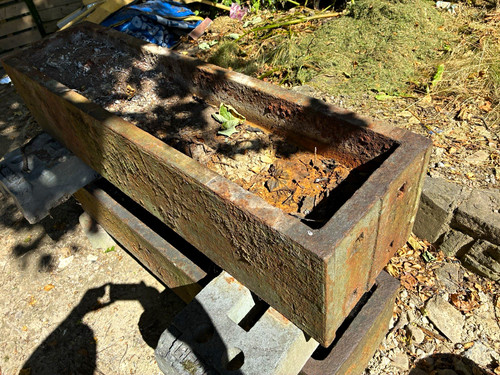Large rustic rectangular metal - large,