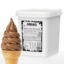 ONERO Chocolate | Soft-Serve Ice Cream Pre-Mix Powder | Premium Dairy Mixture