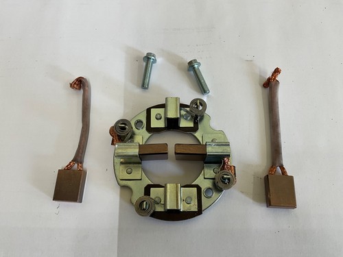 Starter motor brush - starter, plate