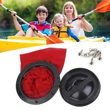 8" Deck Plate Kit Boat Marine Kayak Canoe Storage Bag Cover Kit Hatch Cover-1PCS