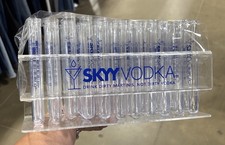Sky's Vodka Plastic Test Tube Shot Glasses Promotional Drink  Dirty Martinis