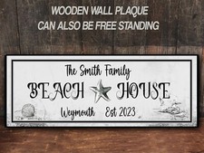 Personalised Beach House Hut