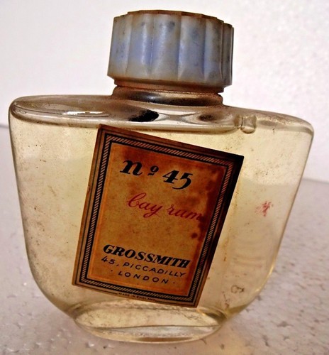 Vintage bottle bay rum - bottle,