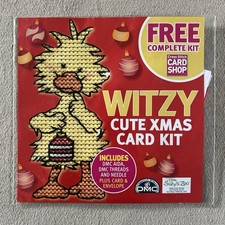 Cross Stitch Card Shop - Witty Cute Xmas Card Kit - Unopened & Unused