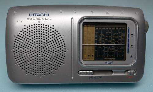 Hitachi portable band radio - hitachi,