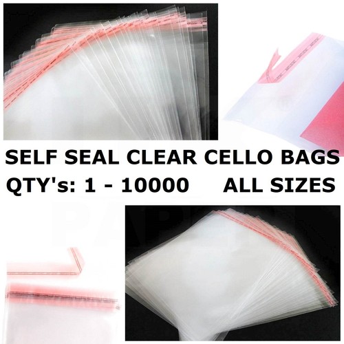 Clear cello bags cellophane - clear,