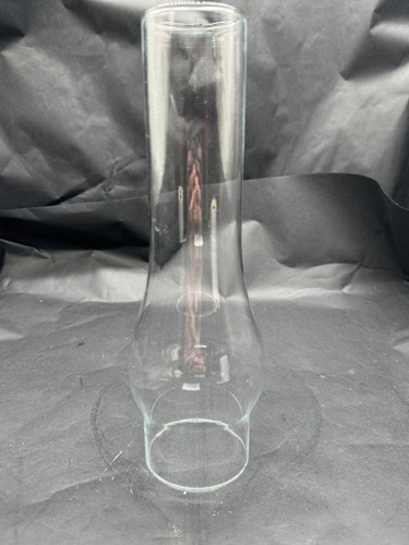Vintage clear glass oil lamp - clear,