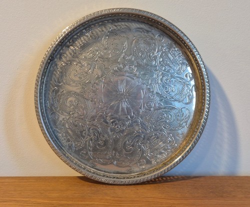 Silver plated tray - tray, with