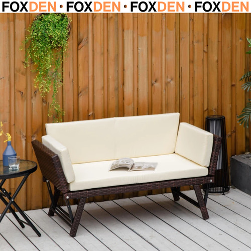 Seater rattan convertible - seater,