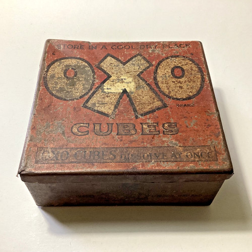 Vintage oxo cubes tin nice - cubes,