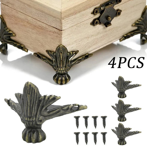 Antique brass jewelry - antique, chest