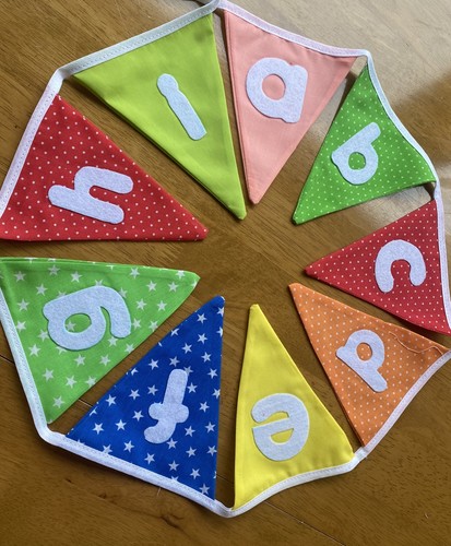 Alphabet lower case - alphabet, fabric