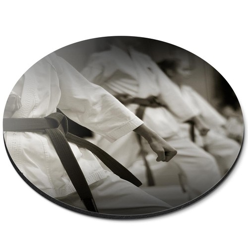 Round mouse mat karate martial - mouse,