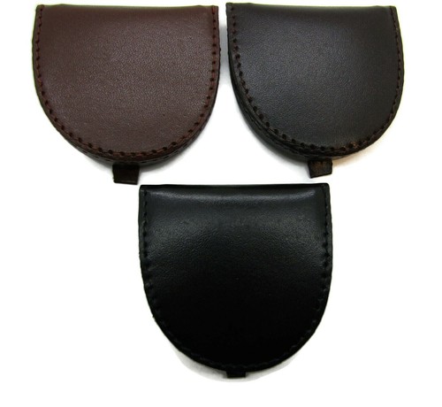 Real leather coin - coin, tray
