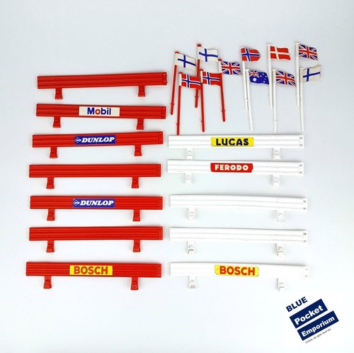 Scalextric barriers red - scalextric,