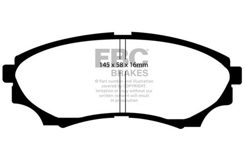 Ebc ultimax front brake pads - ultimax,