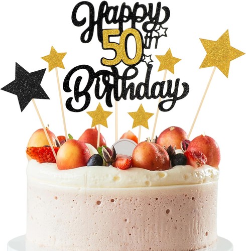 Happy 50th birthday - 50th, cake