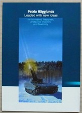PATRIA HAGGLUNDS Advanced Mortar System Military Sales Leaflet Brochure c1999