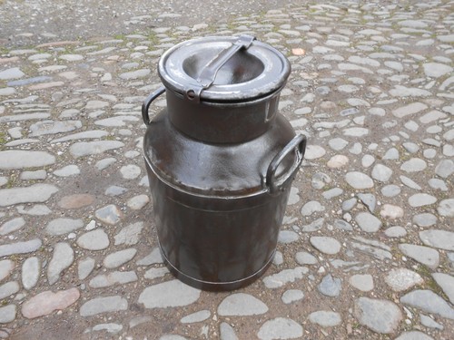 Antique rustic gallon milk - rustic,