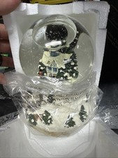 Thomas Kinkade Victorian Christmas Snow Globe, 2000, Jingle Bells Lights SH #2
