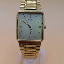 Vintage Seiko mens gold tone