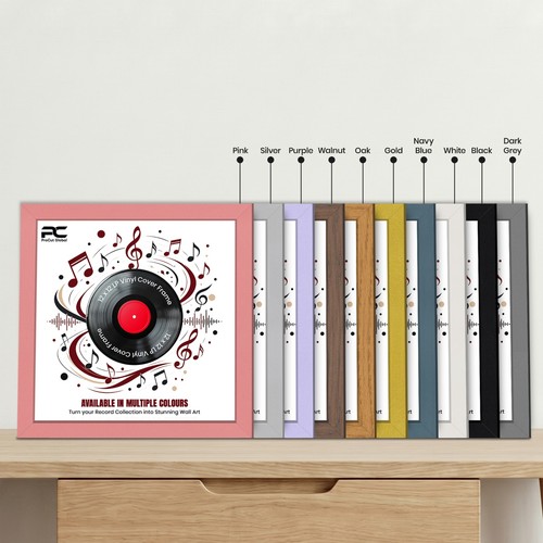Vinyl frame wall album - frame,